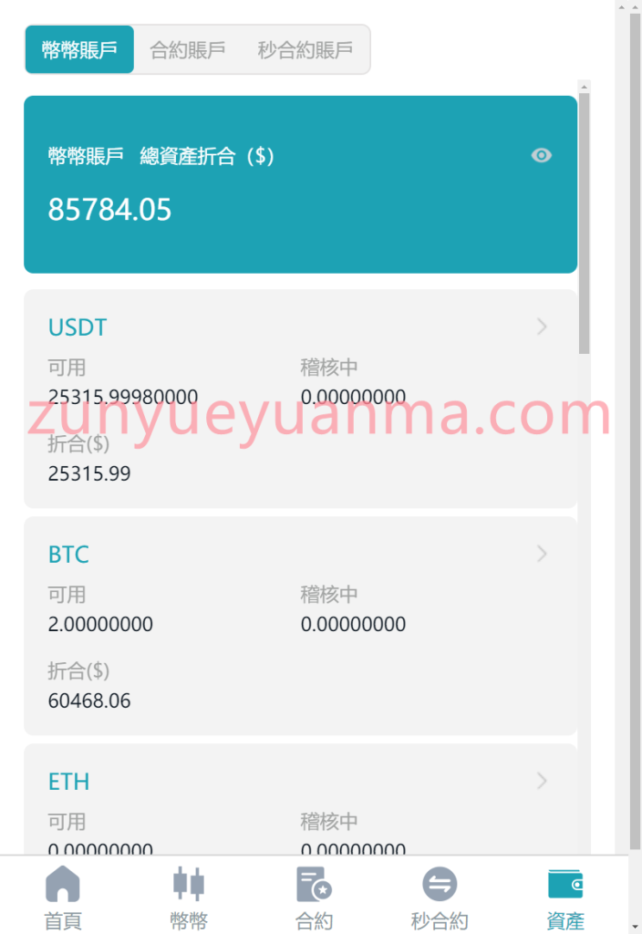 【商业收费源码】全新Java交易所（完美运营级）下载-尊悦源码