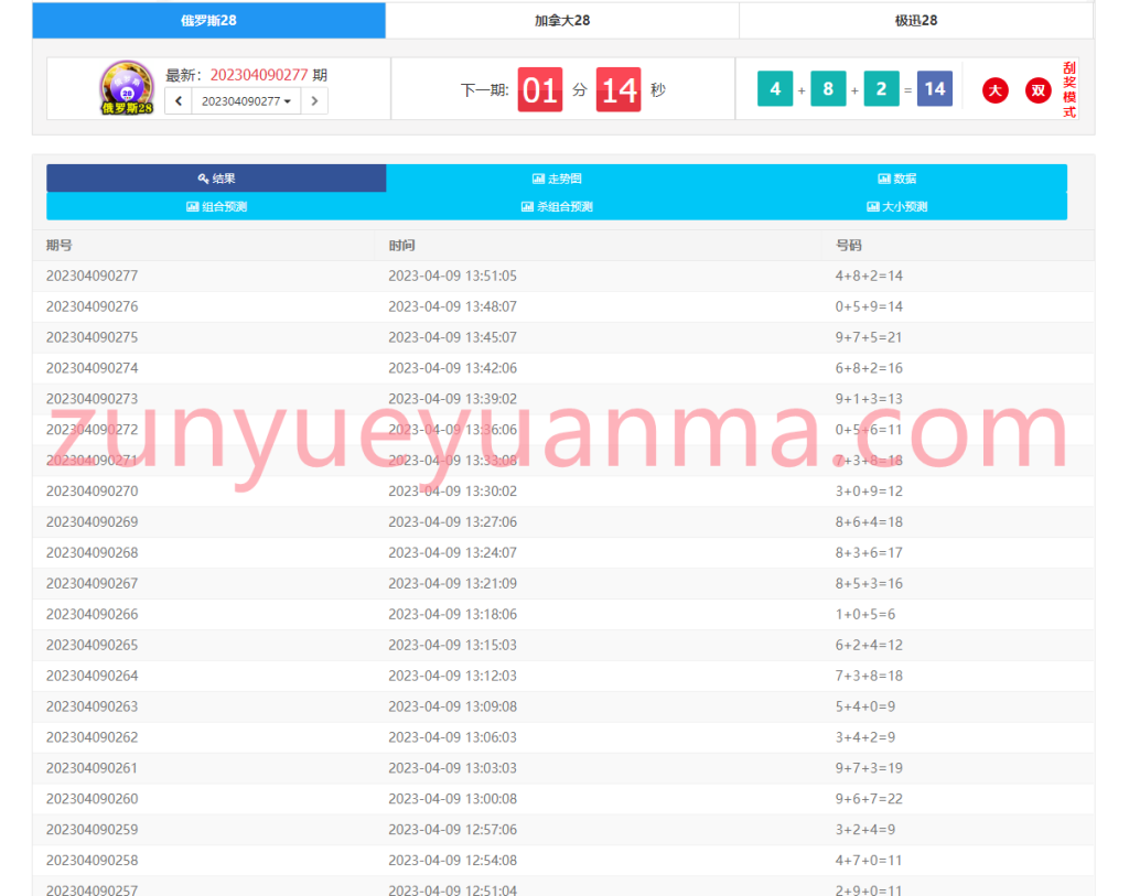 图片[3]-【商业收费源码】为客户定制开发的幸运28开奖网源码,加拿大28走势图,幸运28计划开奖预测网站下载-尊悦源码