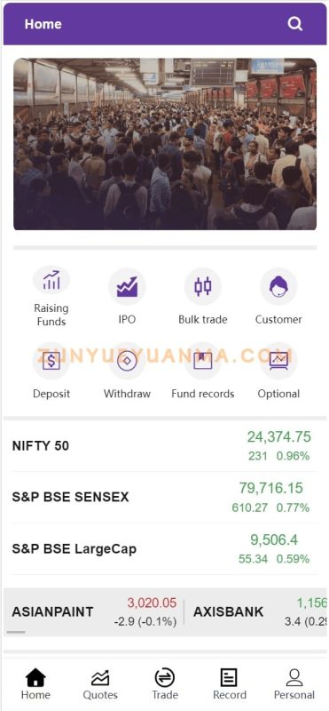 【商业收费源码】印度股票盘口下载-尊悦源码