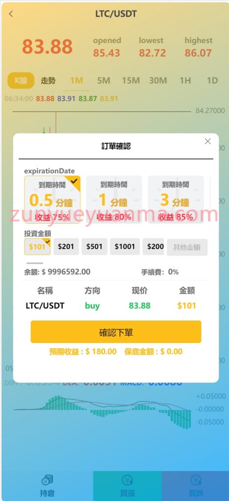 图片[4]-【商业收费源码】秒合约期权质押交易所平台源码下载-尊悦源码