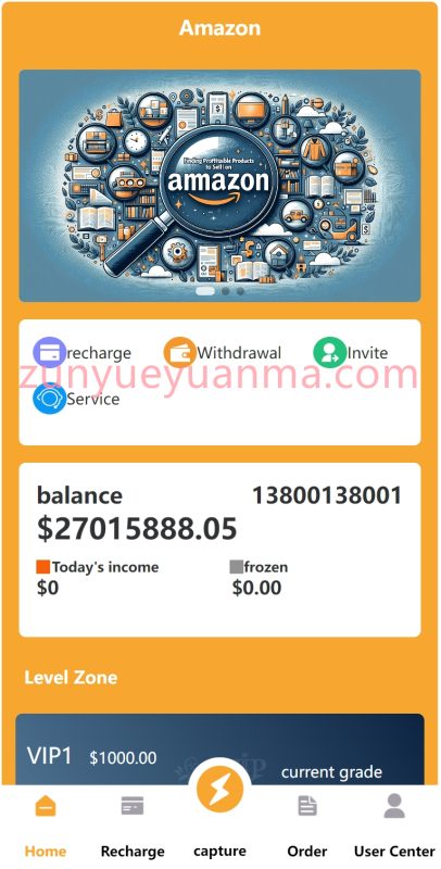 【商业收费源码】二开多语言刷单抢单源码下载-尊悦源码