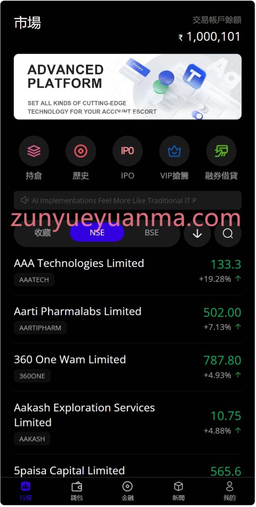 图片[2]-【商业收费源码】印度股票配资盘口下载-尊悦源码