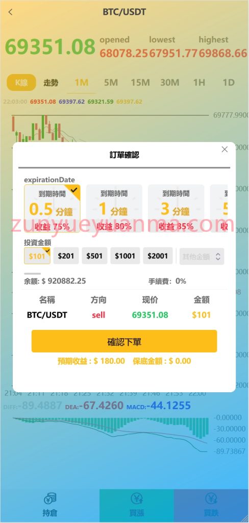 图片[5]-【商业收费源码】4国语言秒合约交易所下载-尊悦源码