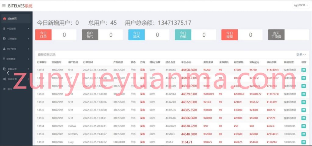 图片[7]-【商业收费源码】4国语言秒合约交易所下载-尊悦源码
