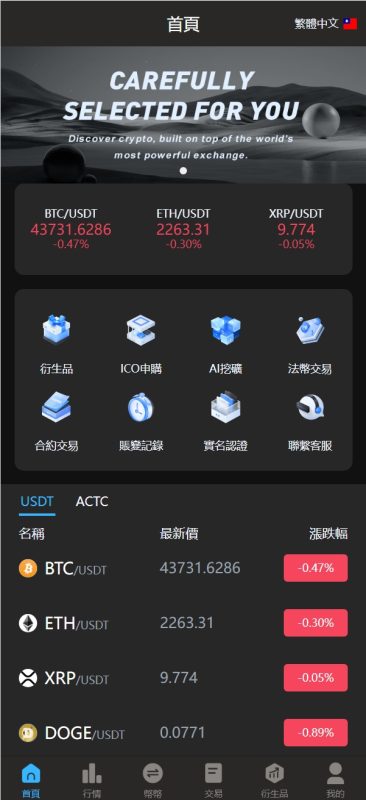 【商业收费源码】多国语言交易所 秒合约 盗U 法币交易 4 源码下载-尊悦源码