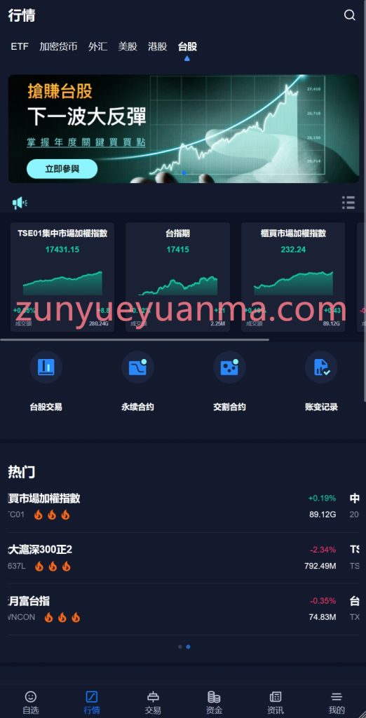 图片[3]-【商业收费源码】股票盘+ETF+数字货币+外汇盘 综合盘多国语言下载-尊悦源码