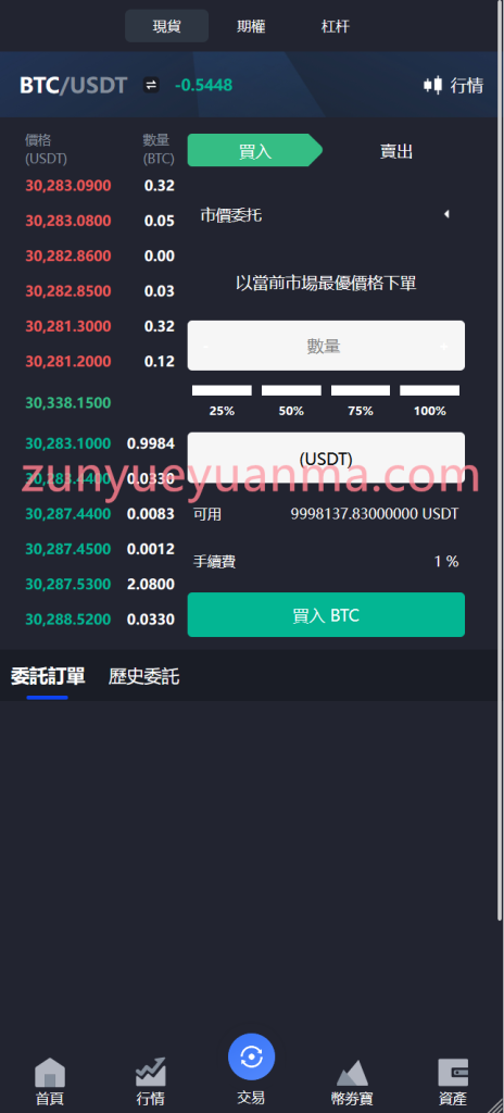 图片[3]-【商业收费源码】期货虚拟货币微盘交易所3 控制完美下载-尊悦源码