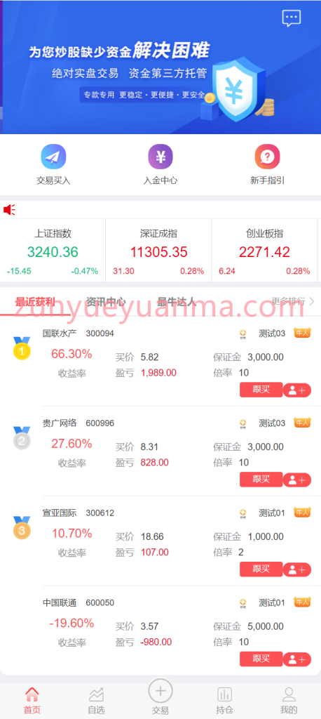 图片[2]-【商业收费源码】股票配资源码下载-尊悦源码