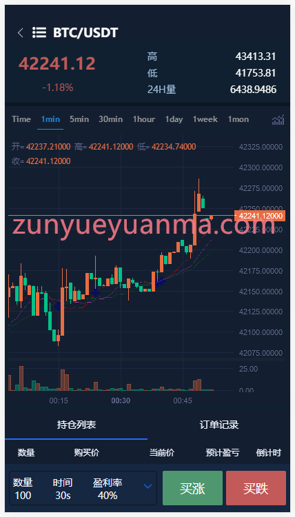 图片[25]-【商业收费源码】黑夜模式BBANK交易所 PC+手机端 期权带锁仓挖矿下载-尊悦源码