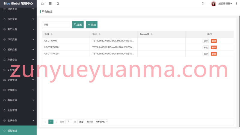 【商业收费源码】全新开发交易所系统/十多国语言交易所完美全开源运营版下载-尊悦源码