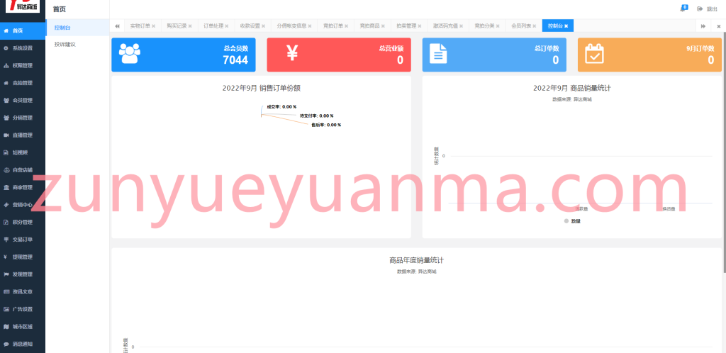 图片[6]-【商业收费源码】TP框架VUE竞拍多商户商城小程序+H5+APP+商家入驻短视频社区种草直播阶梯拼团运营版下载-尊悦源码