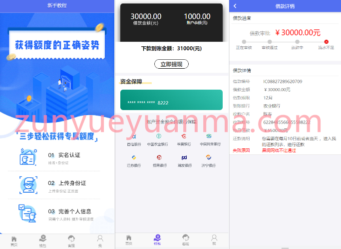 【商业收费源码】P2P中文网贷源码/小额贷款源码/带TXL/签名合同下载-尊悦源码