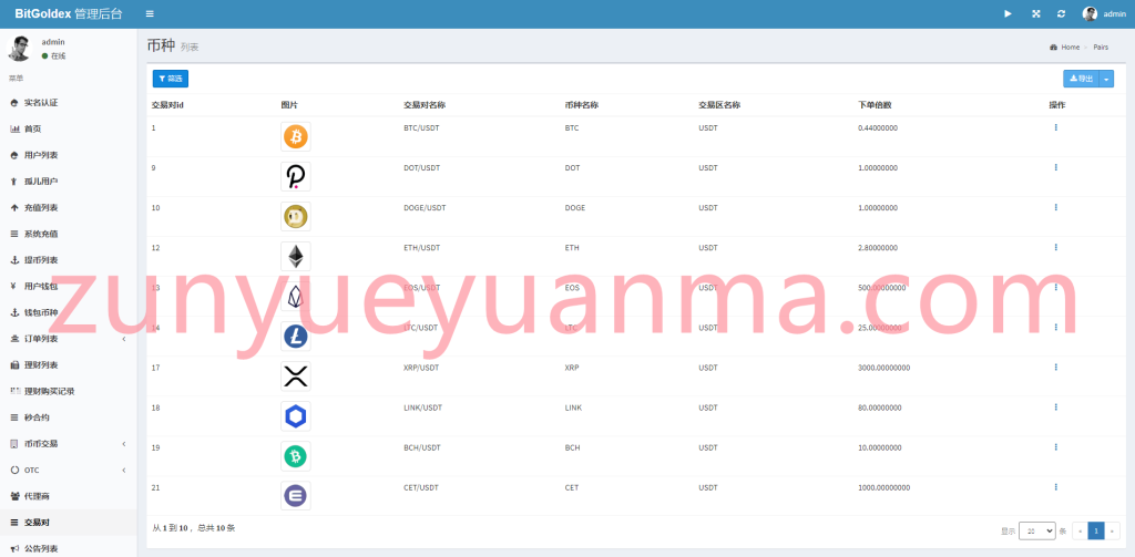 图片[11]-【商业收费源码】多语言交易所系统/永续币币秒合约交易/质押理财交易所下载-尊悦源码